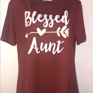 Blessed Aunt T-shirt sz XL